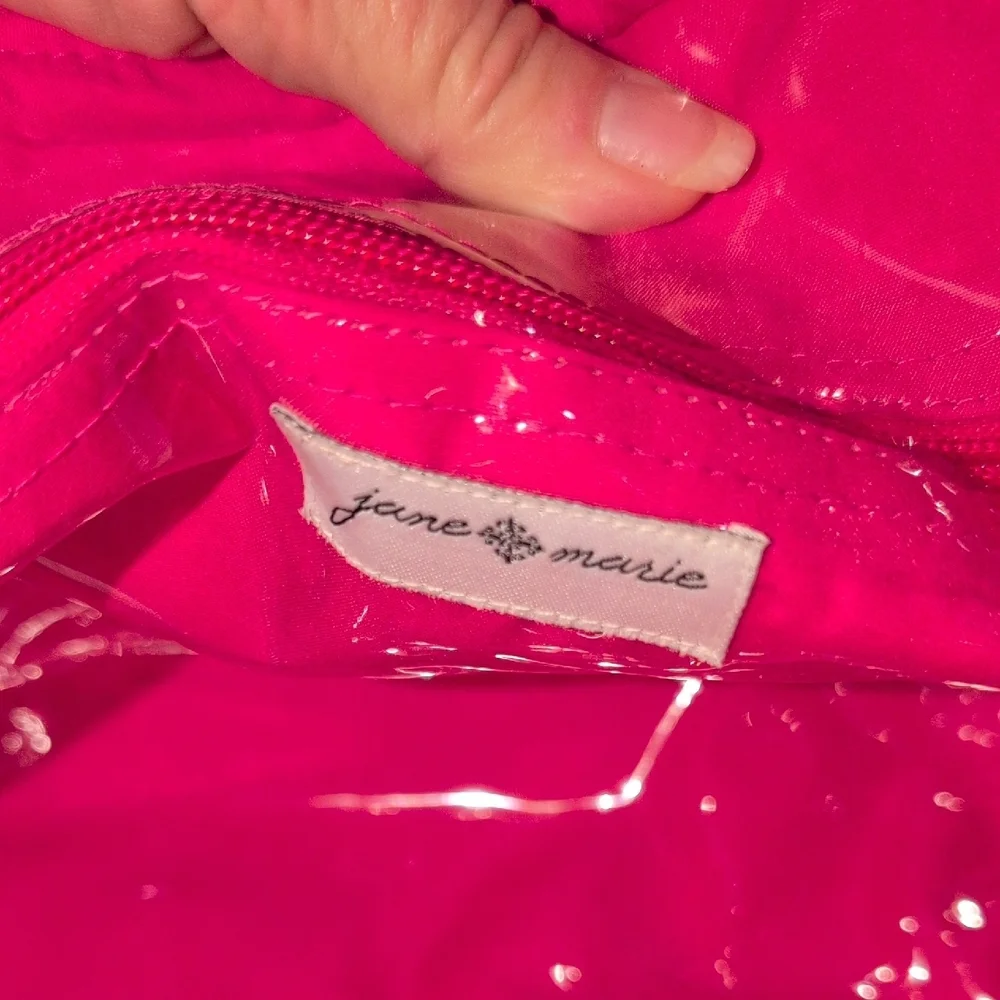 Jane Marie Pink and Gold Cosmetics Bag - New With Tags